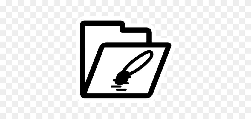 340x340 Computer Icons Document Symbol - Sled Clipart Black And White