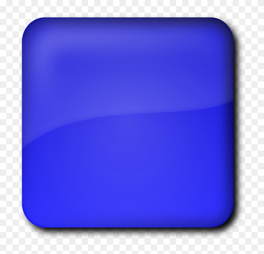 750x750 Computer Icons Download Blue Document Rectangle - Blue Square PNG