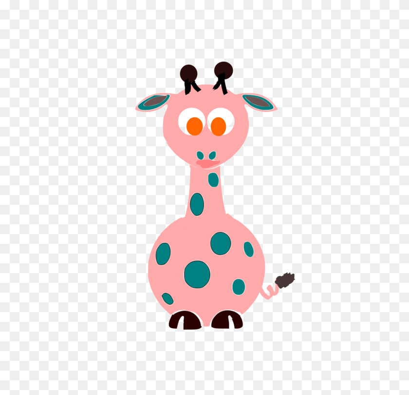 530x750 Computer Icons Download Cartoon Northern Giraffe Polka Dot Free - Polka Dot Clipart