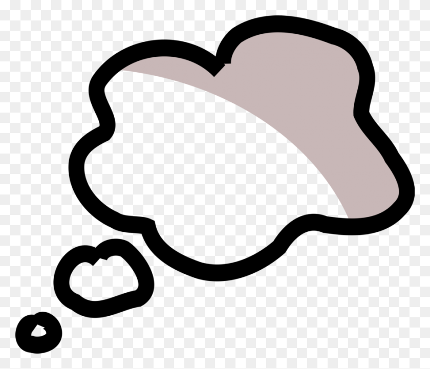 885x750 Computer Icons Download Magnifying Glass Document - Thinking Cloud Clipart