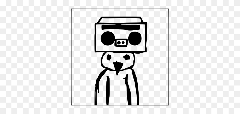 340x340 Computer Icons Drawing Cartoon Download - Boombox Clipart