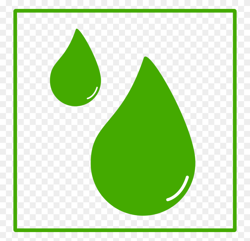 750x750 Computer Icons Drop Drawing Green - Dew Clipart