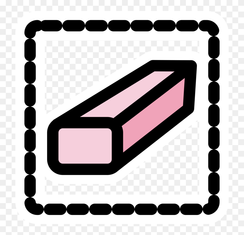 750x750 Computer Icons Eraser Drawing Download - Pink Eraser Clipart