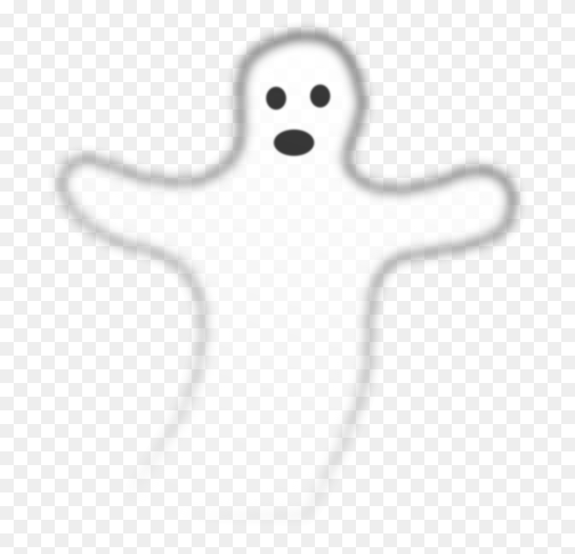 703x750 Computer Icons Ghost Download White - Cookie Cutter Clipart