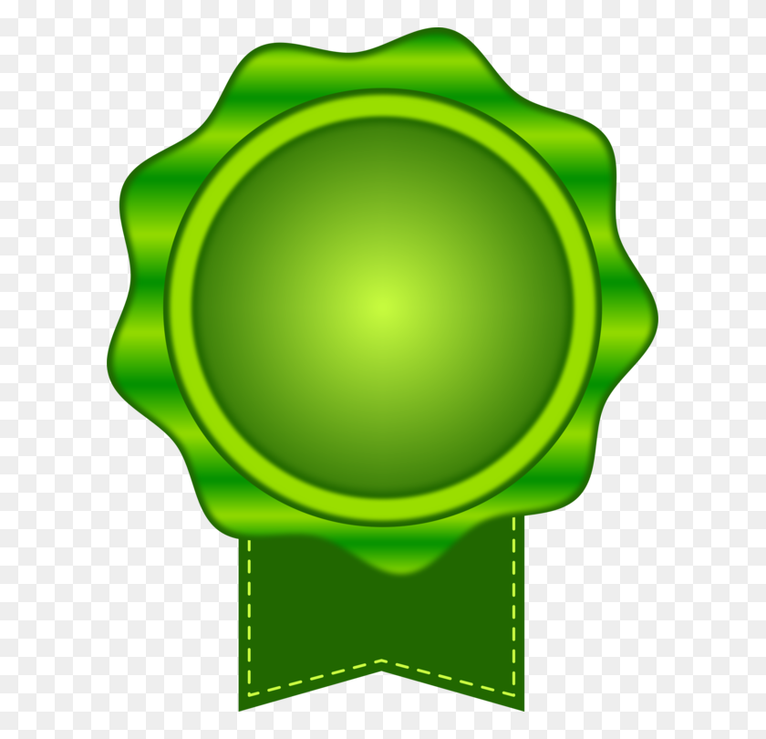 605x750 Computer Icons Green Seal Medal - Medal Clipart