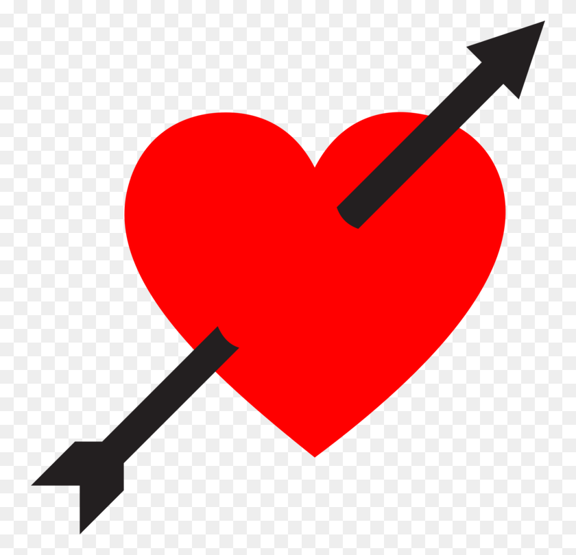 750x750 Computer Icons Heart Arrow Drawing Diagram - Heart And Arrow Clipart