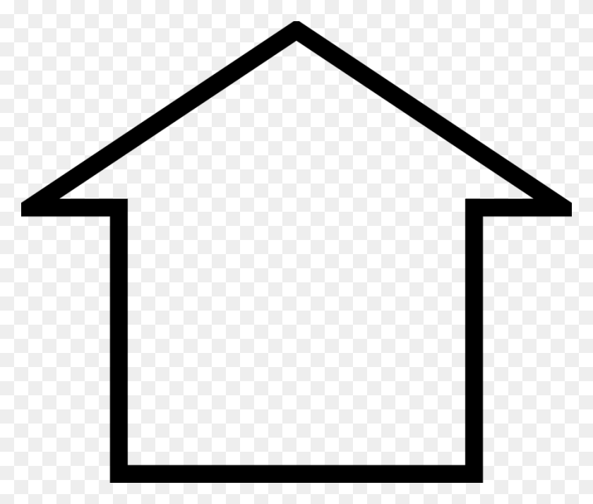 894x750 Computer Icons House Drawing Share Icon Download - Simple House Clipart