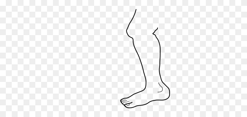 317x340 Computer Icons Human Leg Human Body Foot - Foot Clipart Black And White