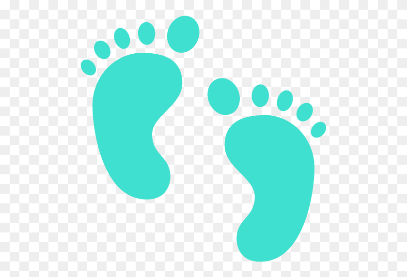 512x512 Computer Icons Infant Clip Art - Baby Feet PNG