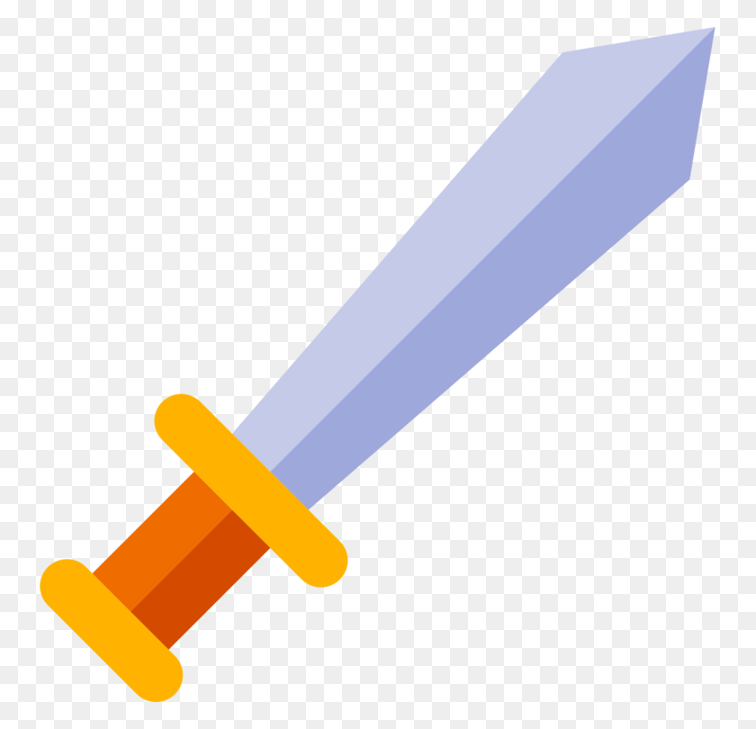 751x750 Computer Icons Knightly Sword Weapon Shield - Sword And Shield Clipart