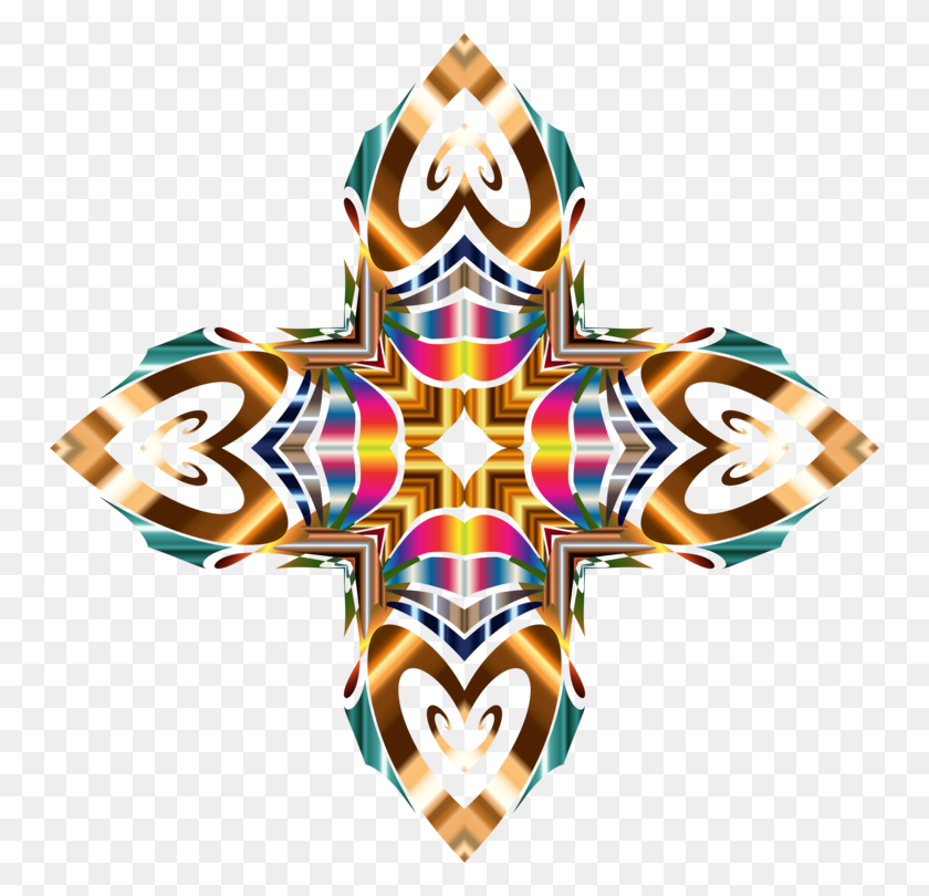 750x750 Computer Icons Love Christian Cross Symmetry Download Free - Ornate Cross Clipart