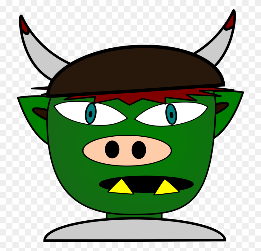 732x750 Computer Icons Orc Download Art Monster - Orc Clipart