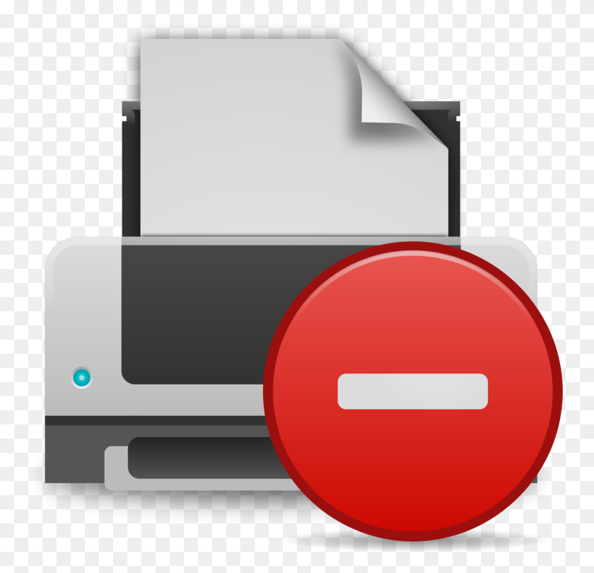 753x750 Computer Icons Printer Error Message Download - Printer Clipart