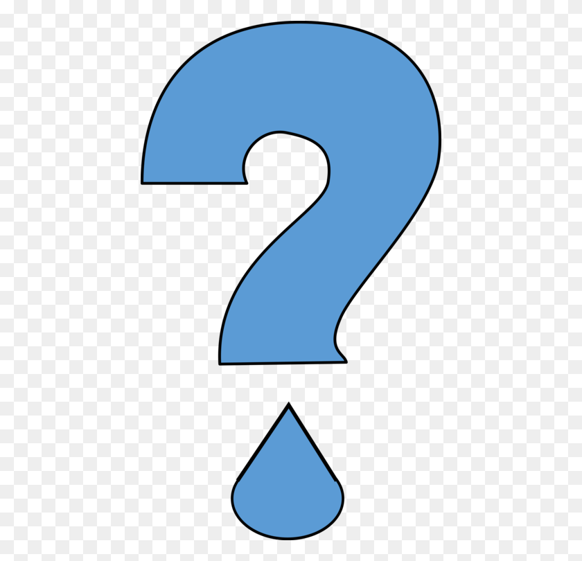434x750 Computer Icons Question Mark Water Information - Question Clipart