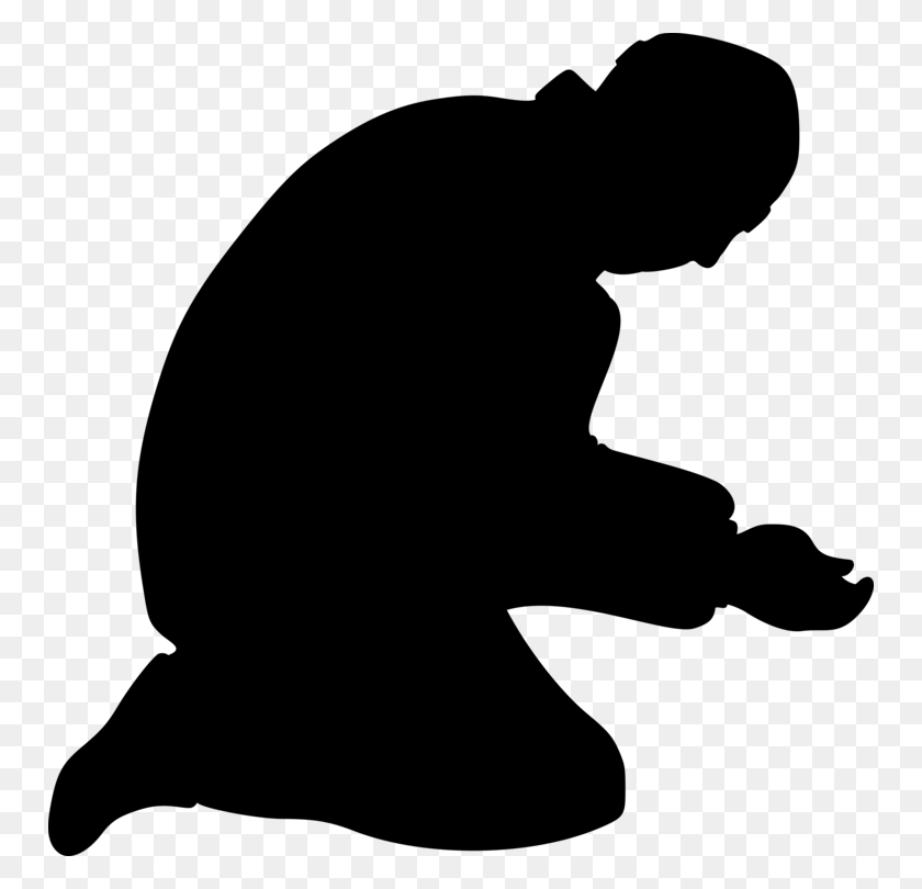 752x750 Computer Icons Silhouette Drawing Begging - Beggar Clipart