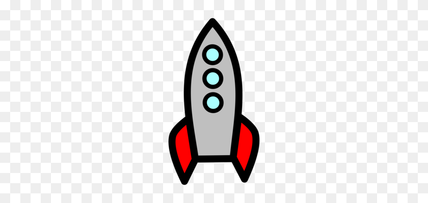 190x339 Computer Icons Spacecraft Rocket Launch Computer Font Free - Spaceship Clipart