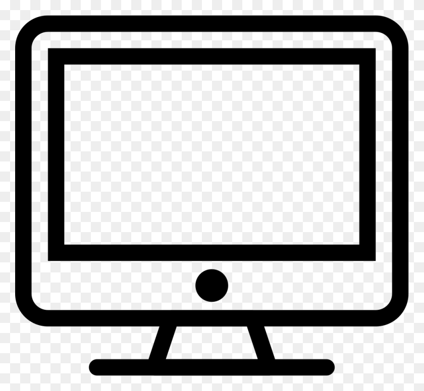 981x900 Computer Imac Png Icon Free Download - Computer Screen PNG