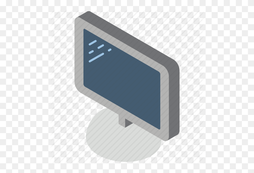 512x512 Computer, Iso, Isometric, Old, Tech, Technology Icon - Old Computer PNG