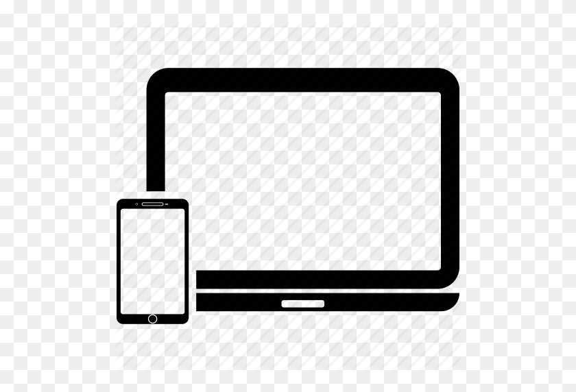 512x512 Computer, Laptop, Mobile, Phone Icon - Laptop Icon PNG