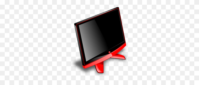 258x300 Computer Monitor Pictures Clip Art - Monitor Clipart
