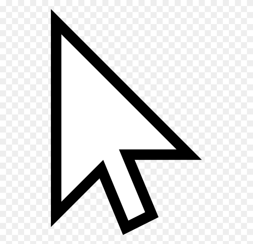 501x750 Computer Mouse Pointer Cursor Computer Icons Arrow - Mice Clipart Black And White