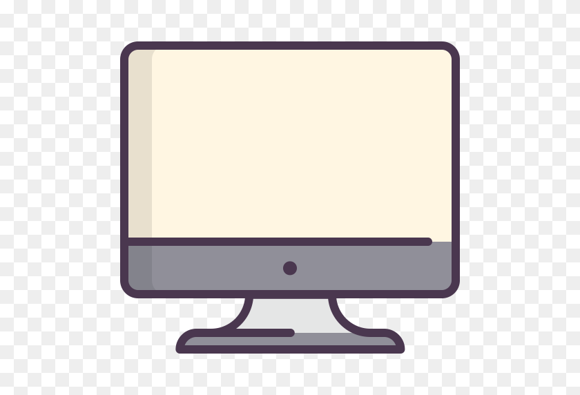 512x512 Computer Pc Clipart Computer Monitor - Computer Monitor PNG