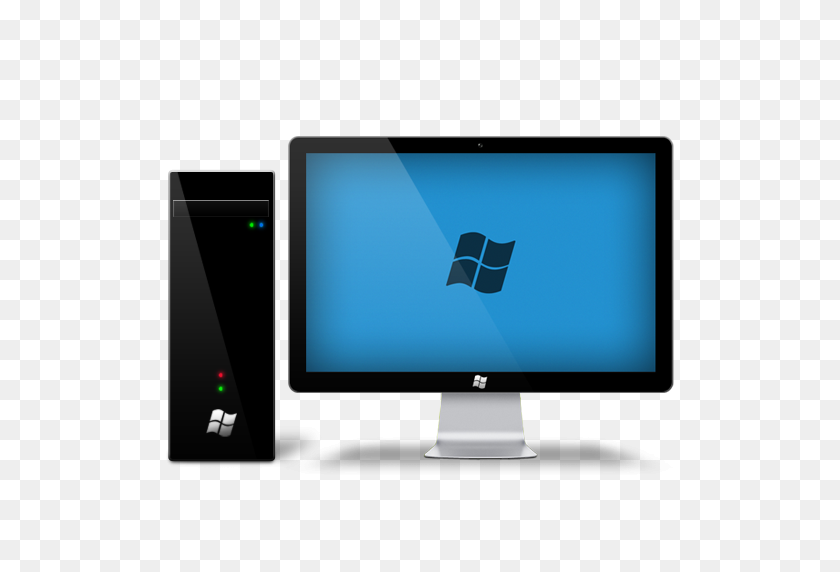 512x512 Computer Pc Free Png Images Download - Computer PNG