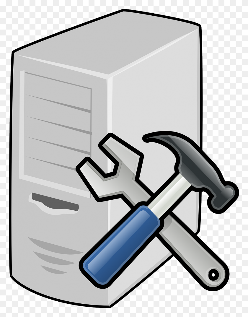 985x1280 Computer Repairs - Tech Support Clipart