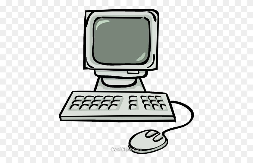 448x480 Компьютер Роялти Бесплатно Векторные Иллюстрации - Компьютерная Клавиатура Клипарт