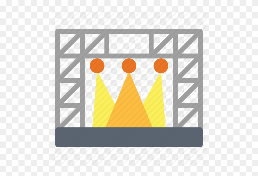 512x512 Concert, Show, Stage Icon - Concert Stage PNG