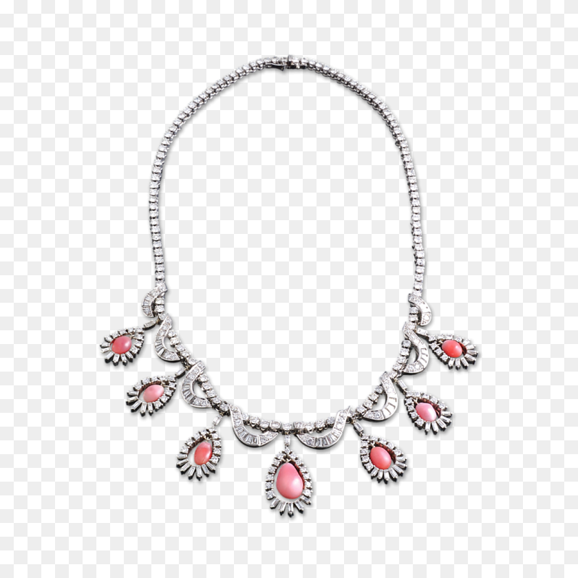 1080x1080 Collar De Diamantes De Perlas Concha - Cadena De Diamantes Png