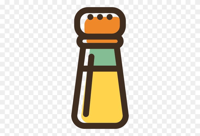 512x512 Condiment Icon - Salt And Pepper Shakers Clipart