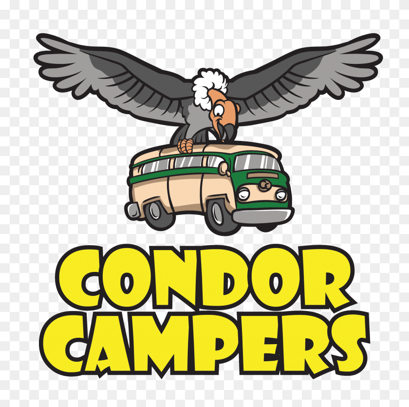 2400x2387 Condor Campers - Pop Up Camper Clipart