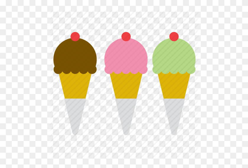 512x512 Конус, Корнет, Еда, Мороженое, Мороженое, Совок, Значок Магазина - Совок Мороженого Png