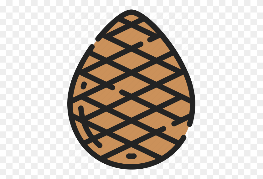 409x512 Cone, December, Holidays, Pine, Tree, Winter Icon - Pine Cone PNG