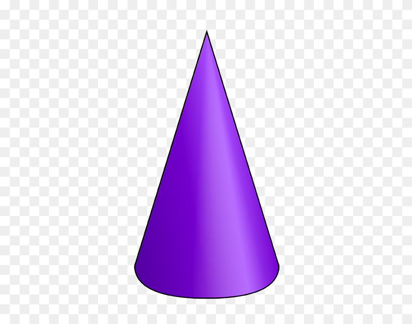 600x600 Cone Png - 3d Shapes Clipart