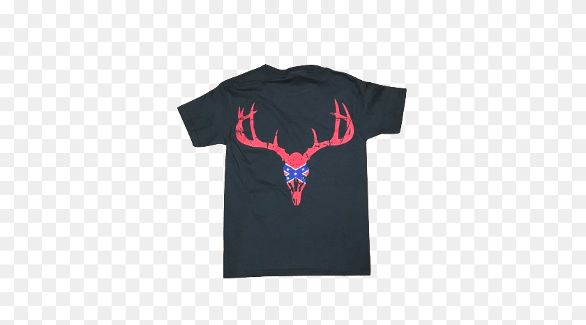 407x407 Confederate Deer Skull T Shirt - Deer Skull PNG