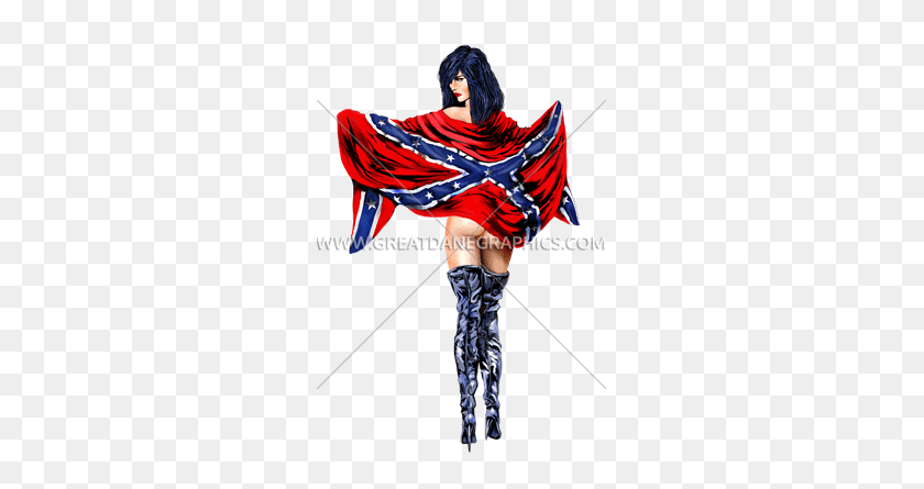 263x385 Confederate Girl Clipart Clip Art Images - Rebel Flag Clipart