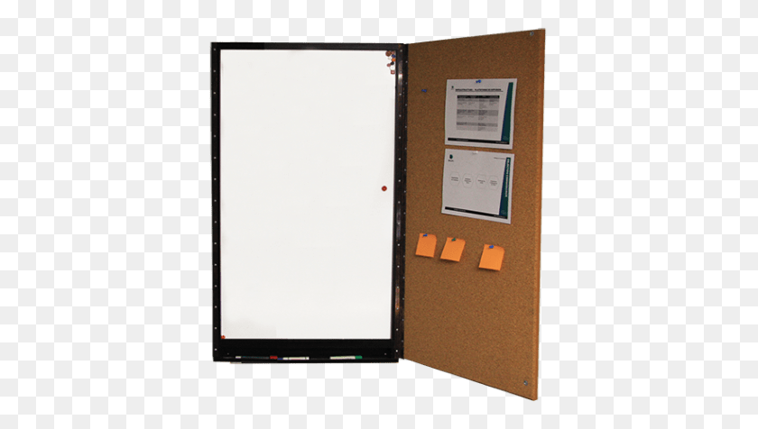 380x416 Conference Room Cabinet With A Melamine Door - Bulletin Board PNG