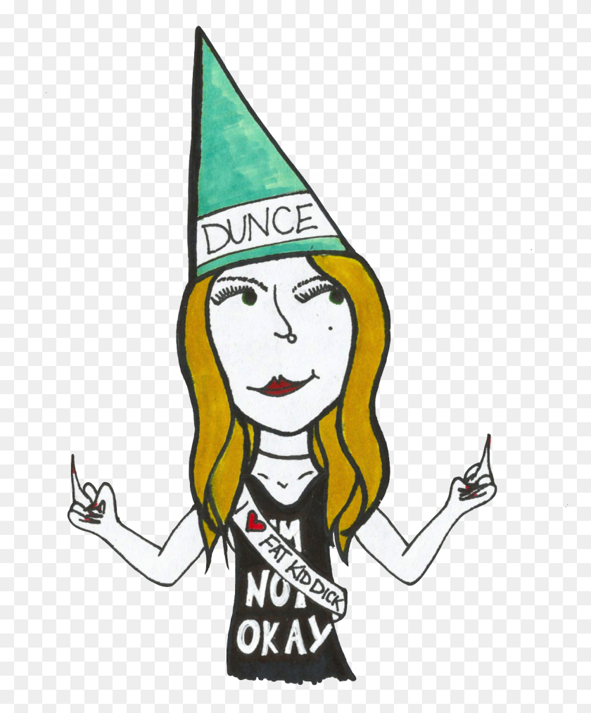 1157x1414 Confessions Of A Voluntary Misfit High School And Friendship - Dunce Hat PNG