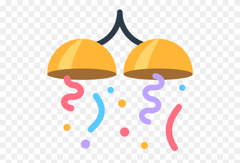 512x512 Confeti De La Bola De Emoji - Confeti Png