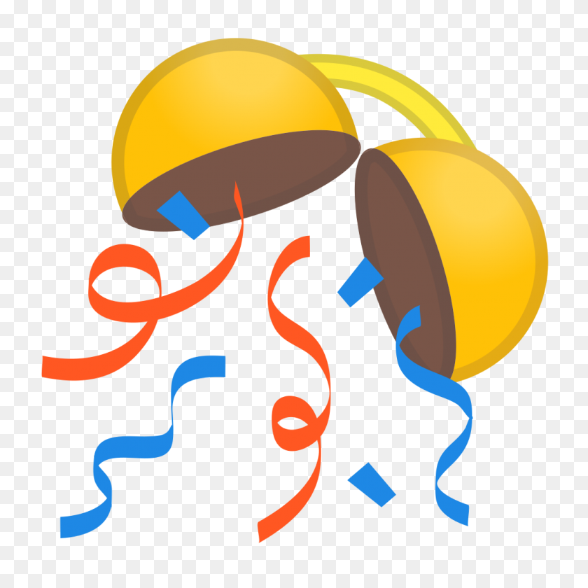 1024x1024 Confetti Ball Icon Noto Emoji Activities Iconset Google - PNG Confetti