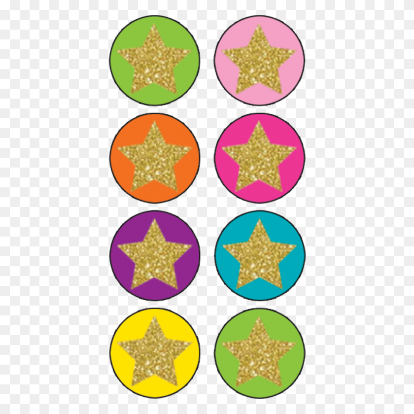 900x900 Confeti Estrellas Mini Pegatinas - Confeti Con Brillo Png