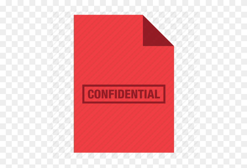512x512 Confidential, Document, File, Top Secret Icon - Top Secret PNG