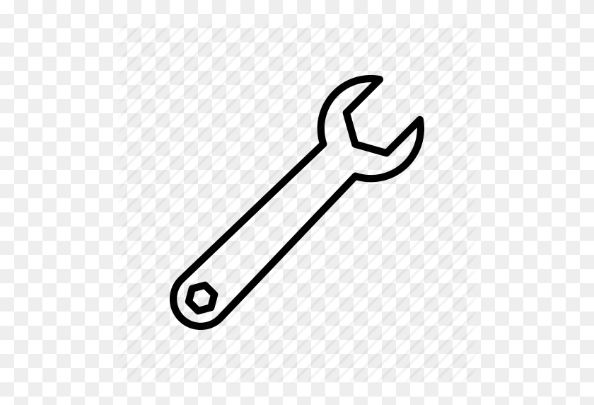 512x512 Configuration, Monkey Wrench, Settings, Spanner, Tool, Tools - Wrench Icon PNG