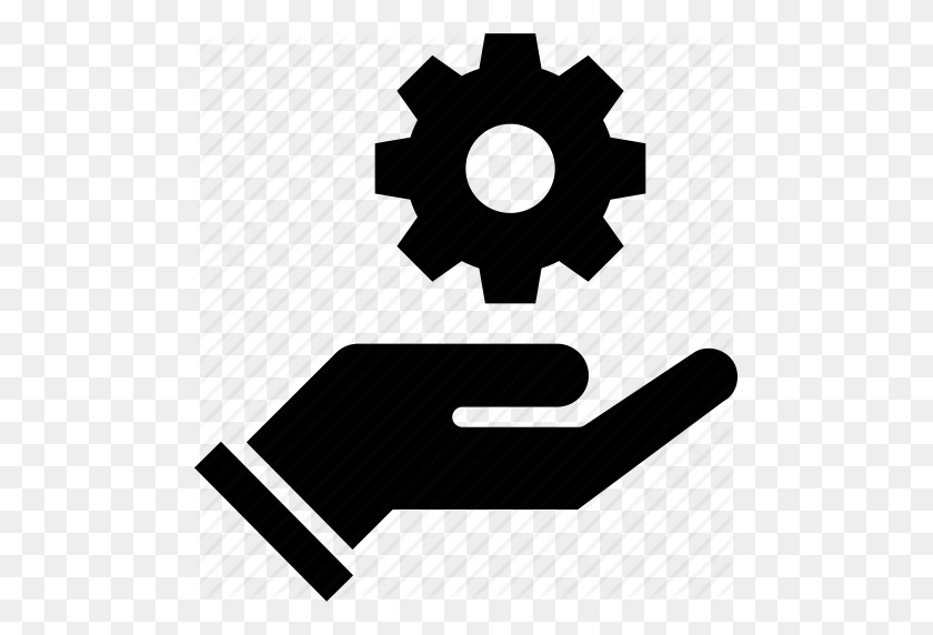 489x512 Configure, Engineer, Gear, Hand, Machine, Manufacturing, Settings Icon - Gear Icon PNG