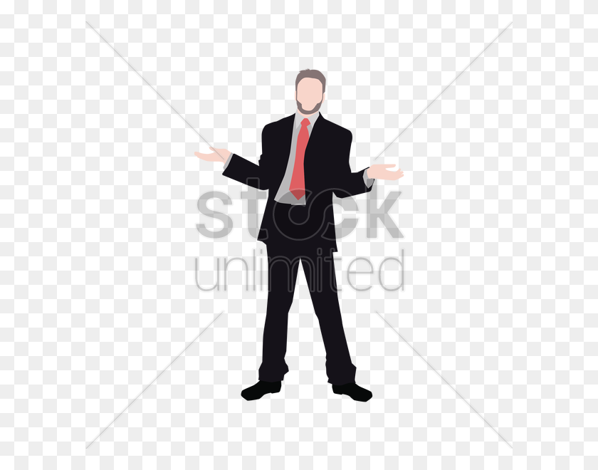 600x600 Confused Businessman Vector Image - Confused Person PNG