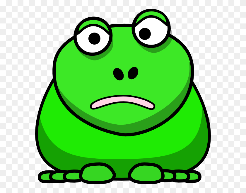 600x598 Confused Cartoon Frog Clip Art - Confused Face Clipart