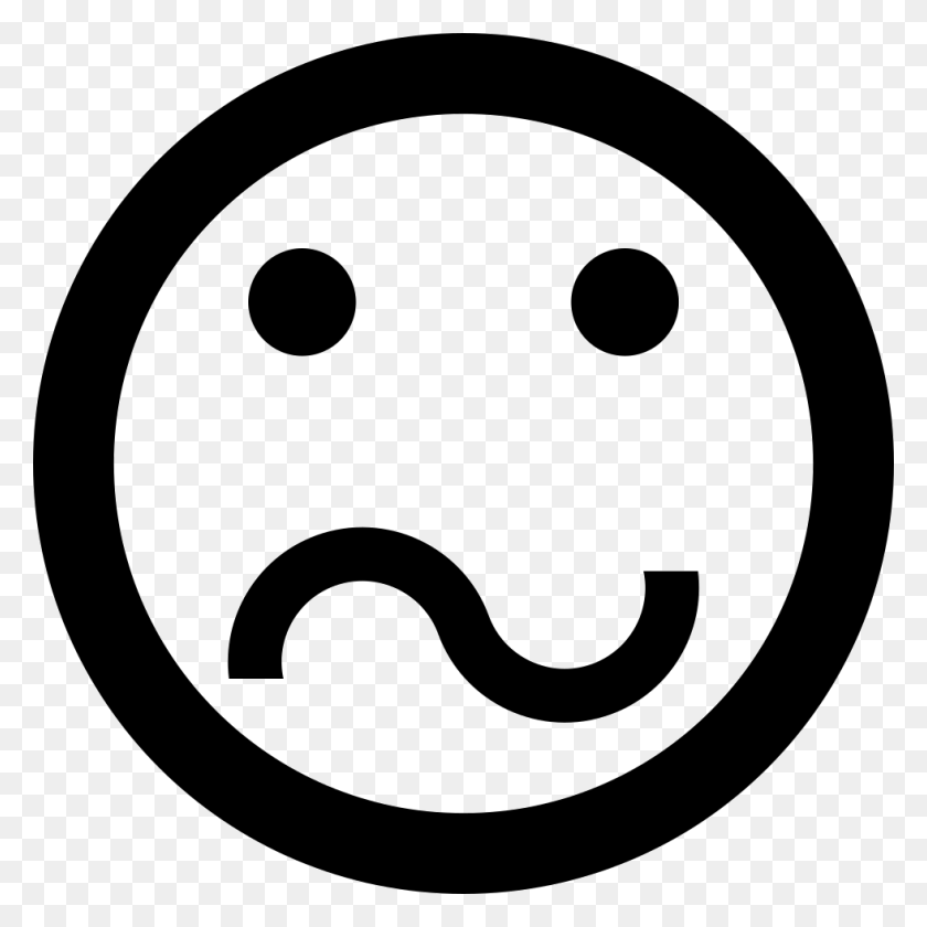 980x980 Confused Emoticon Smiley Face Bewildered Png Icon Free - Confused Face PNG