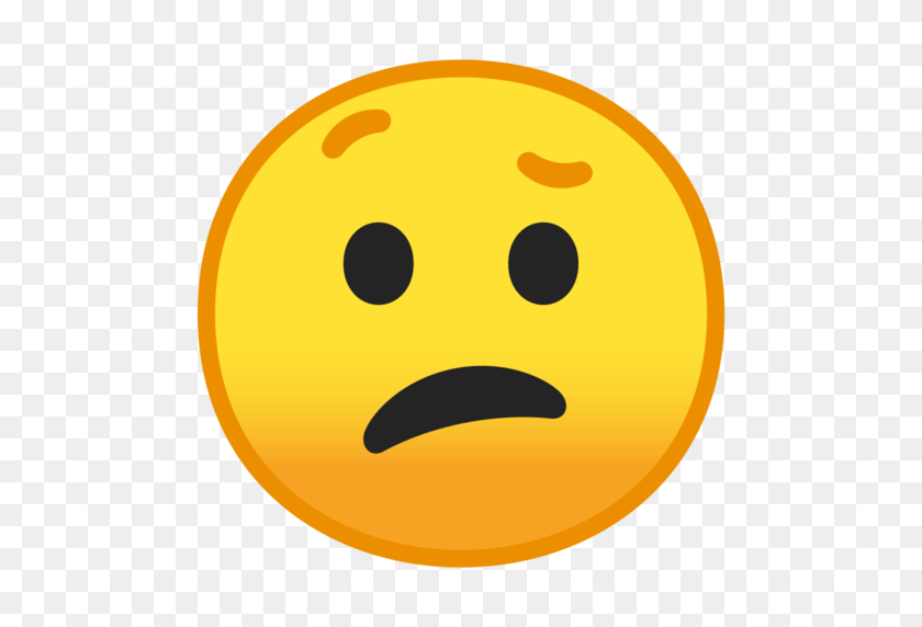 512x512 Confused Face Emoji - Confused Emoji PNG